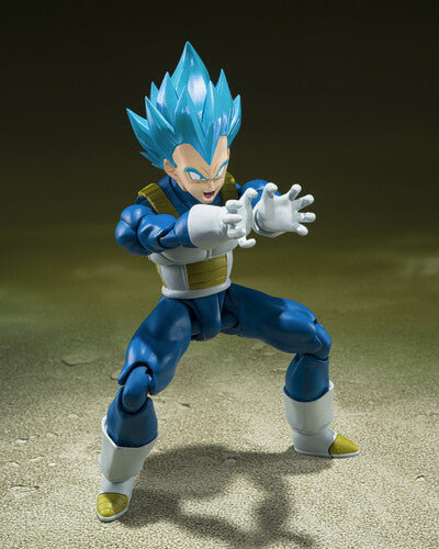 Dragon Ball Super - S.H.Figuarts - Super Saiyan God Super Saiyan Vegeta (Unwavering Saiyan Pride) Action Figure [Japanese Import]