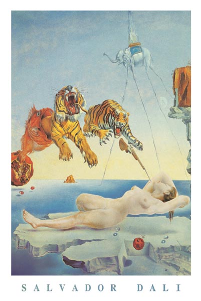 Dali Dream Caused By A Bee Flight [Poster]-Helix Sounds