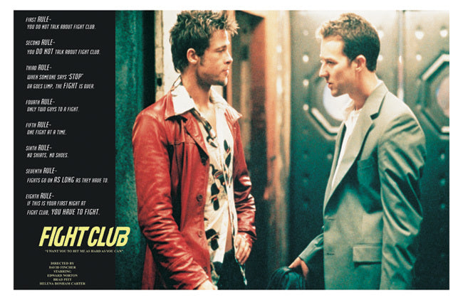 Fight Club - Rules of Fight Club [Poster]-Helix Sounds