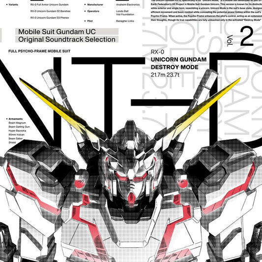 Mobile Suit Gundam Unicorn Original Soundtrack Selection Vol. 2-Hiroyuki Sawano Vinyl-Helix Sounds