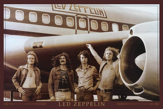 Led Zeppelin - Airplane [Poster]-Helix Sounds