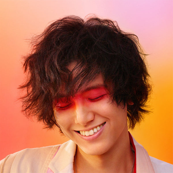 藤井風さんLOVE ALL SERVE ALL 大判タオル オレンジ 藤井風 LASA バスタオル オレンジ しんよこパーク フェイス