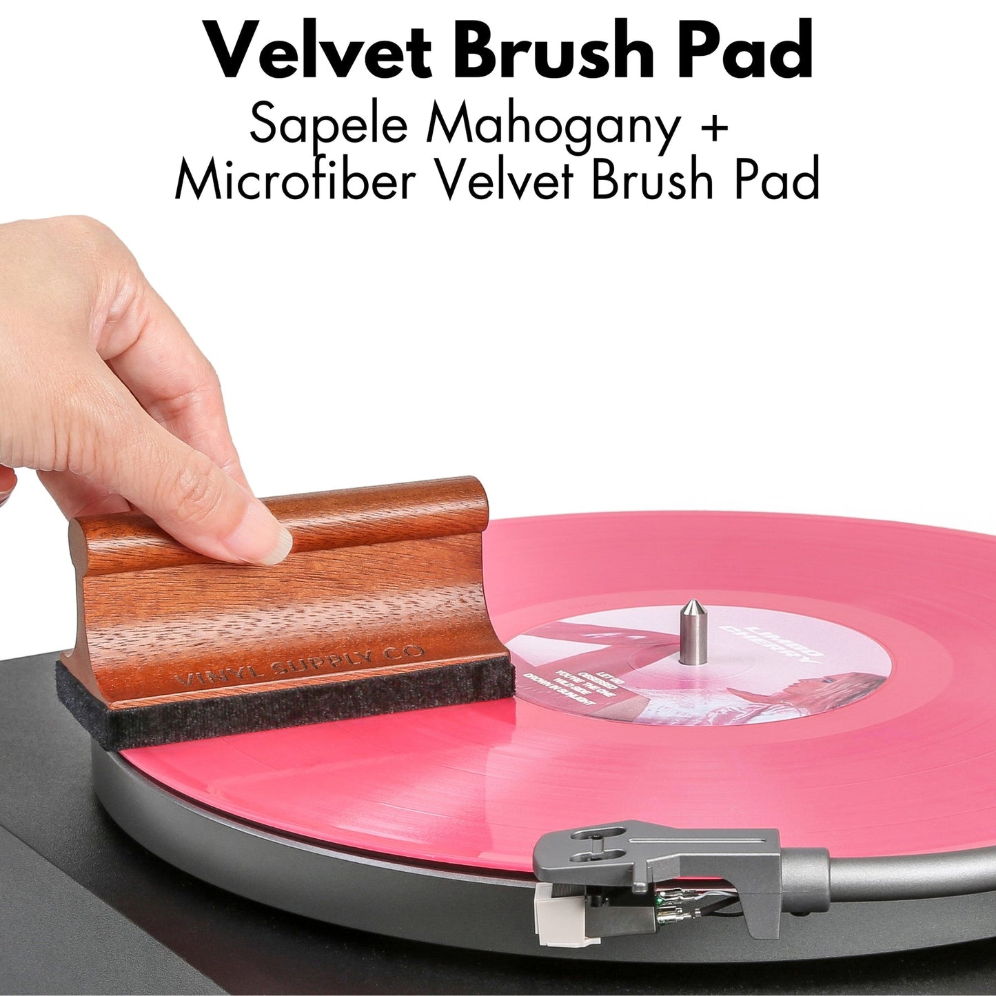 Vinyl Record Velvet Brush Pad-Vinyl Supply Co.-Helix Sounds