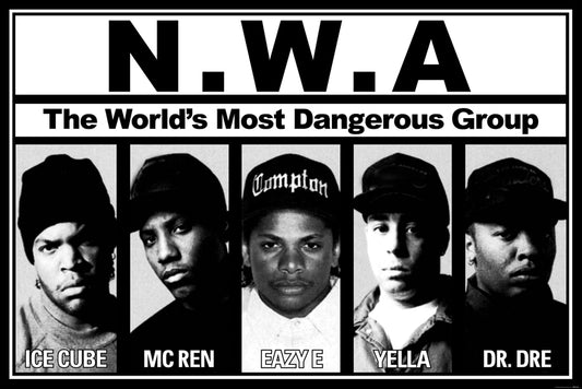 N.W.A. - The World's Most Dangerous Group Poster-Helix Sounds