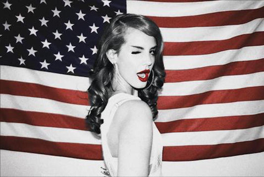 Lana Del Rey - Flag [Poster]-Helix Sounds