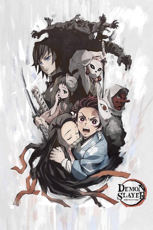 Demon Slayer - Kimetsu No Yaiba Manga Anime Series [Poster]-Helix Sounds