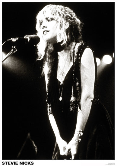 Fleetwood Mac - Stevie Nicks Black Vest [Poster]-Helix Sounds