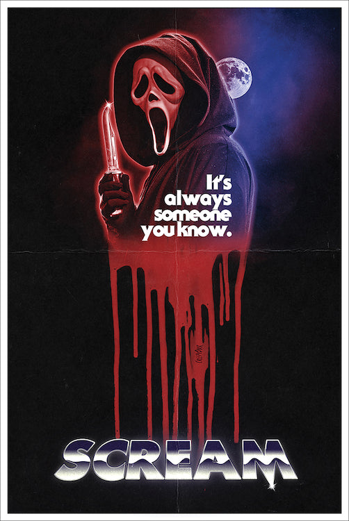 Scream Original Horror Movie Poster-Helix Sounds