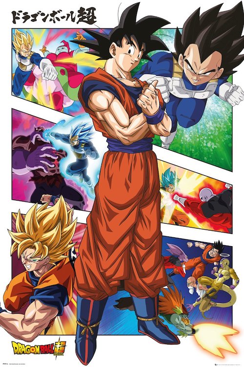 Dragon Ball Z - Super Panels Poster - Akira Toriyama | Helix Sounds