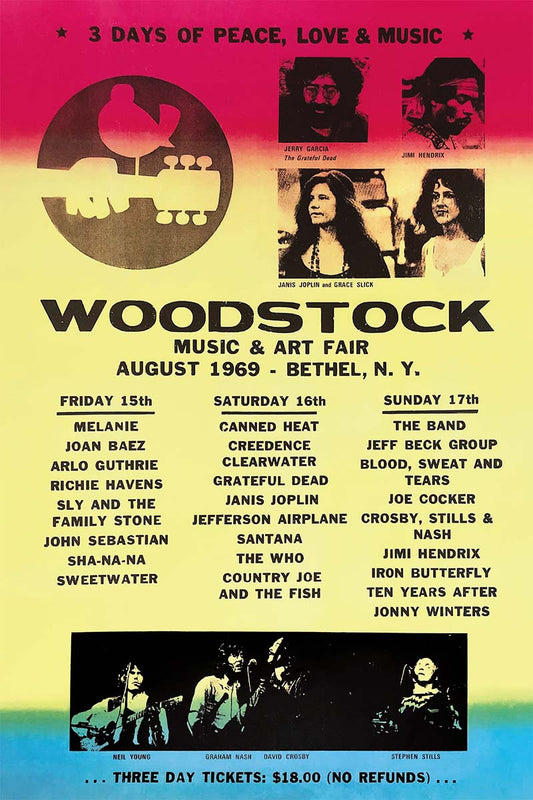 Woodstock, August 1969 Poster-Helix Sounds