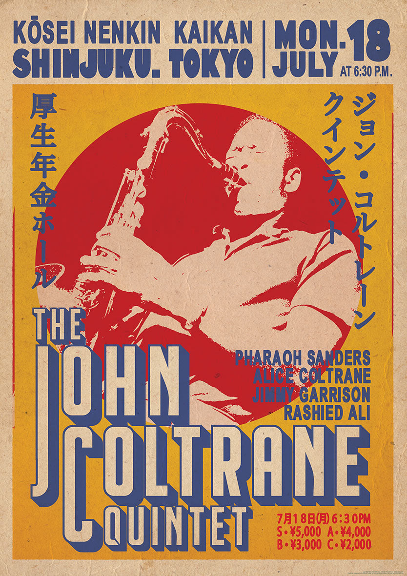 John Coltrane Tokyo Poster-Helix Sounds