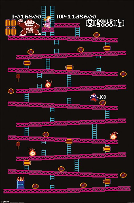 Donkey Kong - Level 1 [Poster]-Helix Sounds
