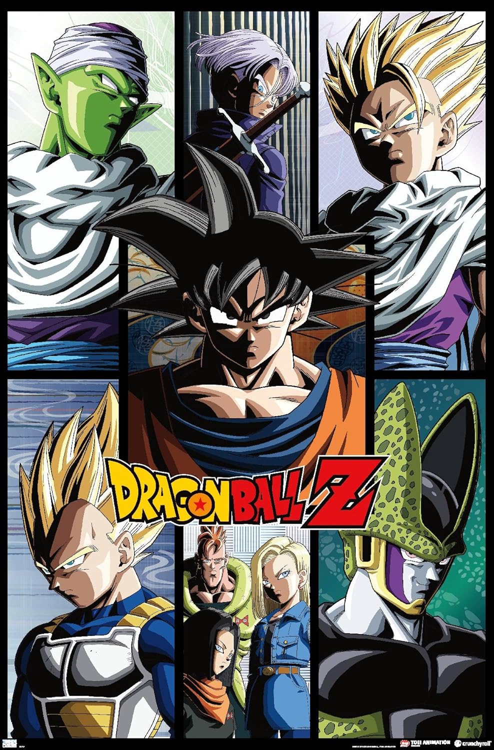 DragonBall Z - Grid Wall [Poster]-Helix Sounds