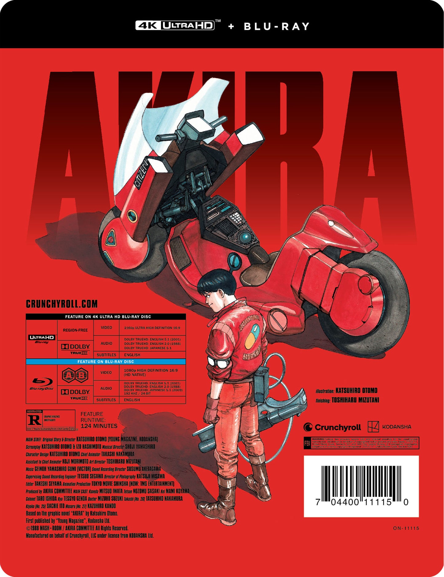 Akira (Steelbook) [4K UltraHD] [Blu-Ray]