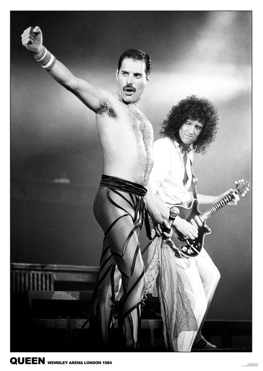 Queen Wembley Arena 1984 Poster-Helix Sounds
