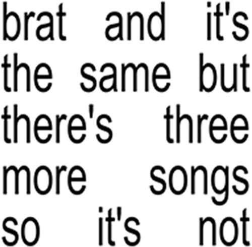 Brat And It's The Same But There's Three More Songs So It's Not-Charlie XCX Vinyl-Helix Sounds