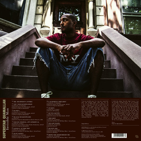 Invisible Man-Superstar Quamallah on Black Vinyl-Helix Sounds