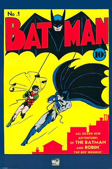Batman And Robin Comic [Poster]-Helix Sounds