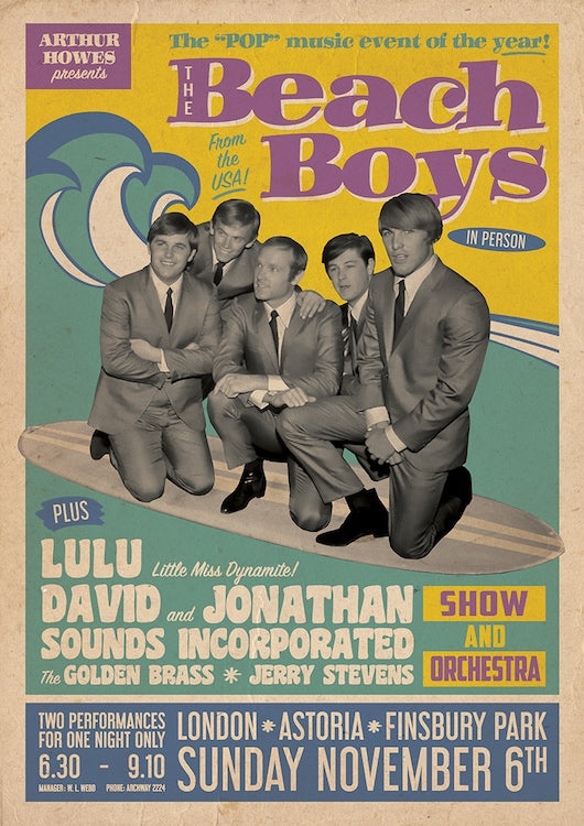 The Beach Boys [Poster]-Helix Sounds