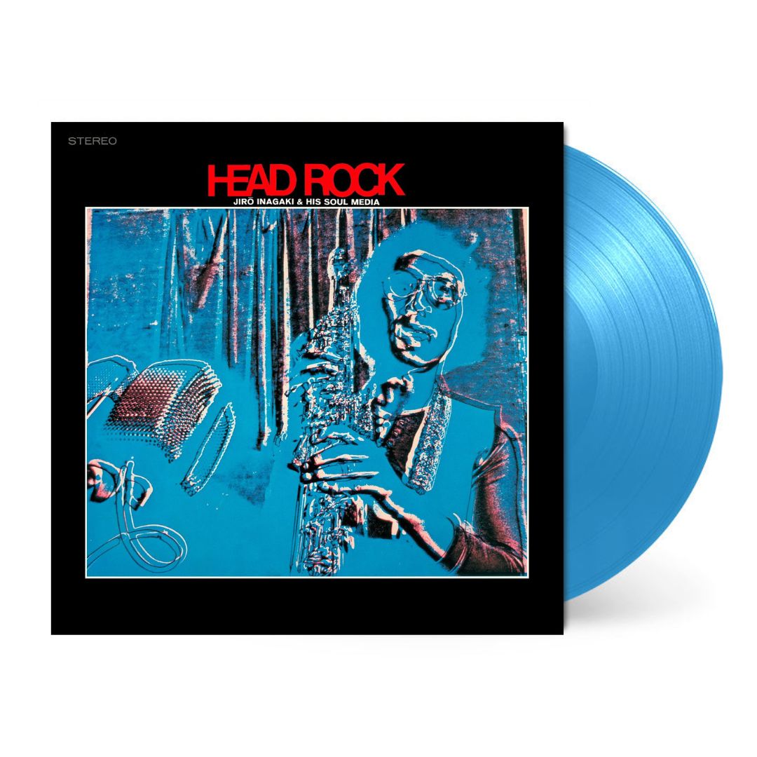 Head Rock-Jiro Inagaki & Soul Media on Clear Blue Vinyl-Helix Sounds