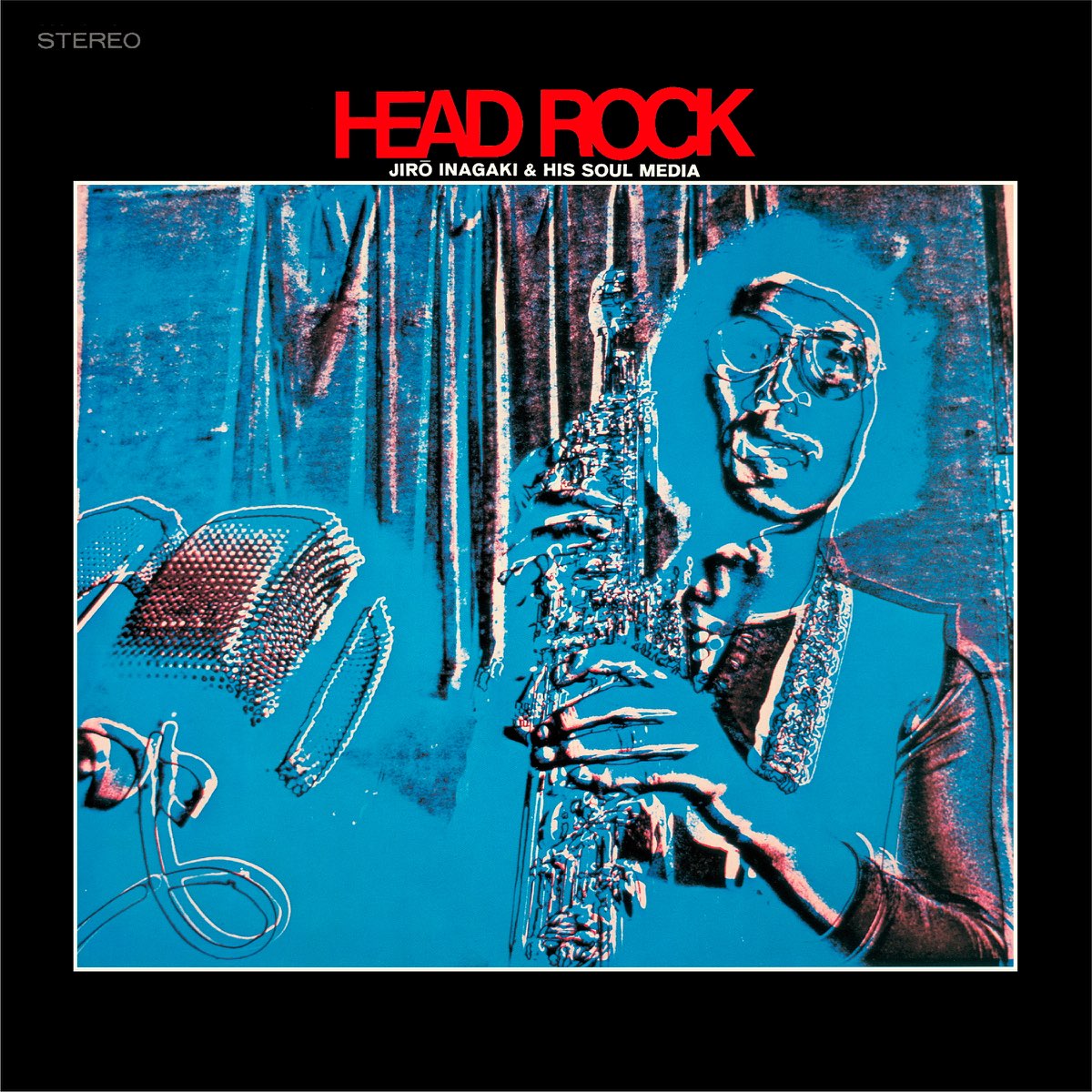 Head Rock-Jiro Inagaki & Soul Media on Clear Blue Vinyl-Helix Sounds