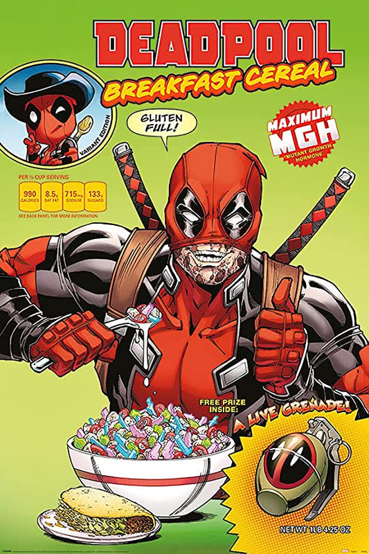 Deadpool - Cereal [Poster]-Helix Sounds