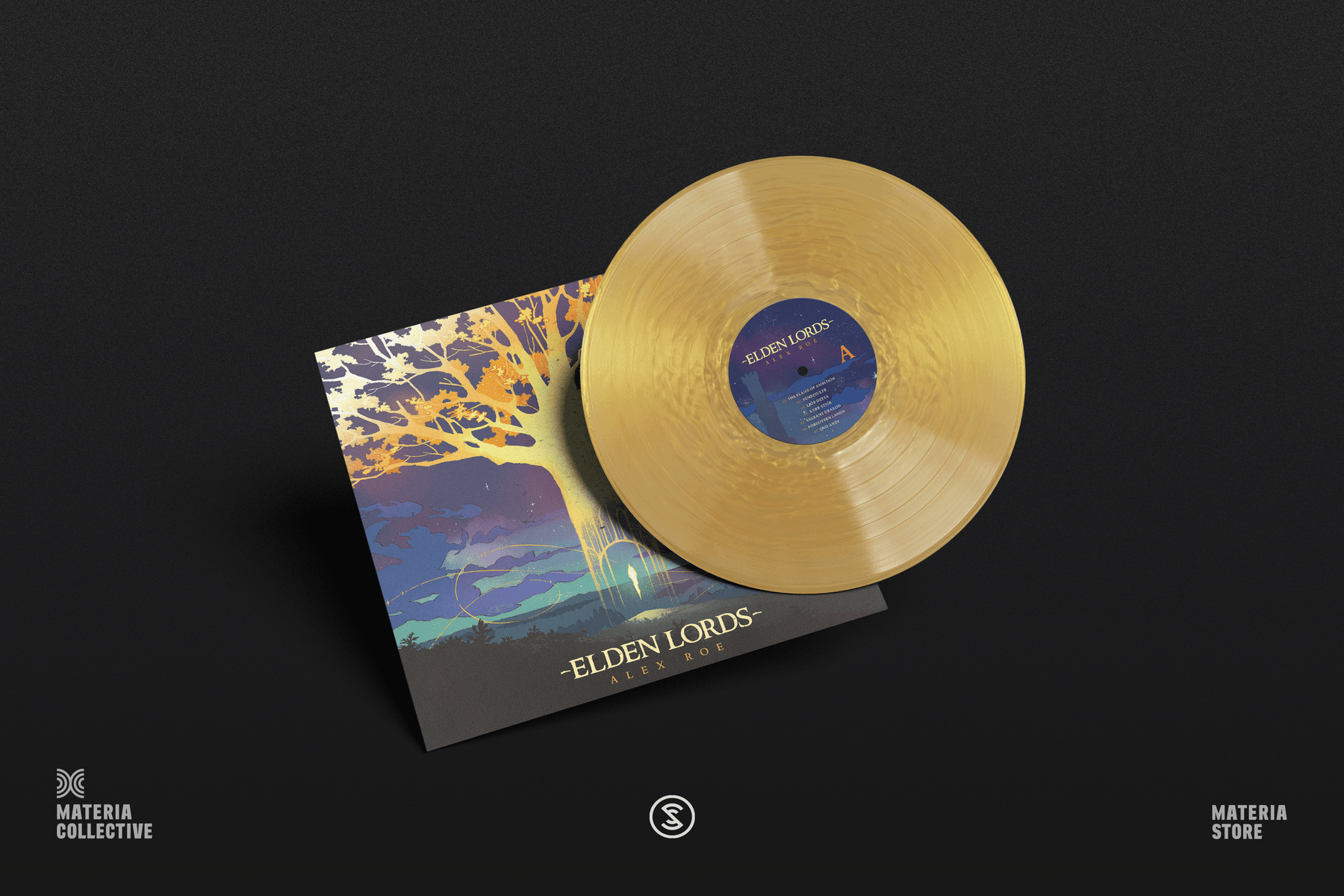 Elden Lords by Alex Roe on Gold Vinyl-Materia Collective-Helix Sounds