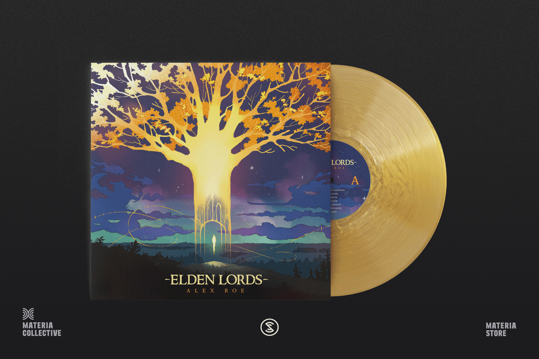 Elden Lords by Alex Roe on Gold Vinyl-Materia Collective-Helix Sounds