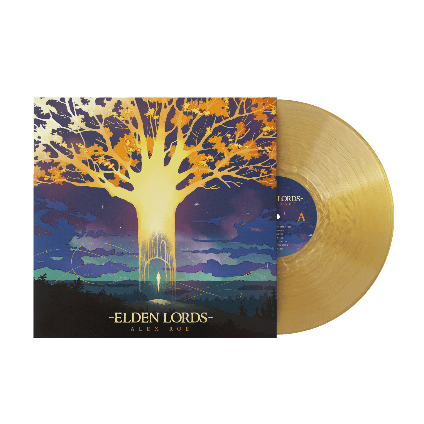 Elden Lords by Alex Roe on Gold Vinyl-Materia Collective-Helix Sounds