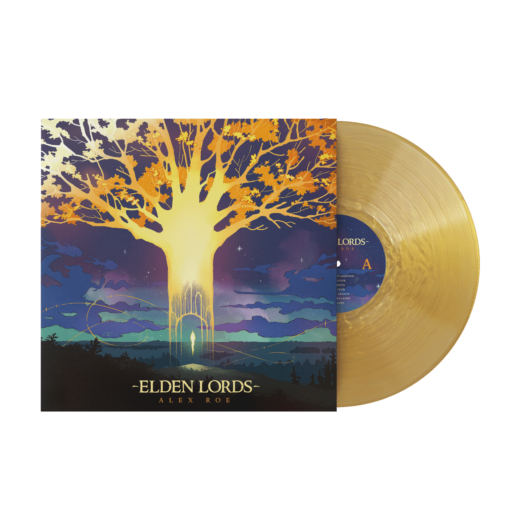 Elden Lords by Alex Roe on Gold Vinyl-Materia Collective-Helix Sounds