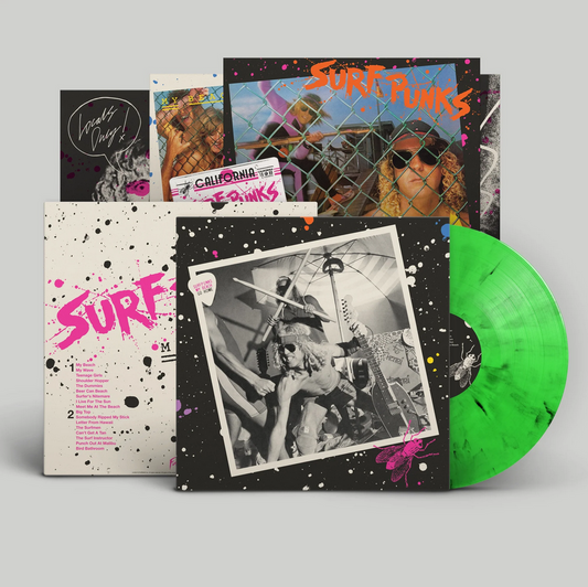 My Beach-Surf Punks on Green Splatter Vinyl-Helix Sounds