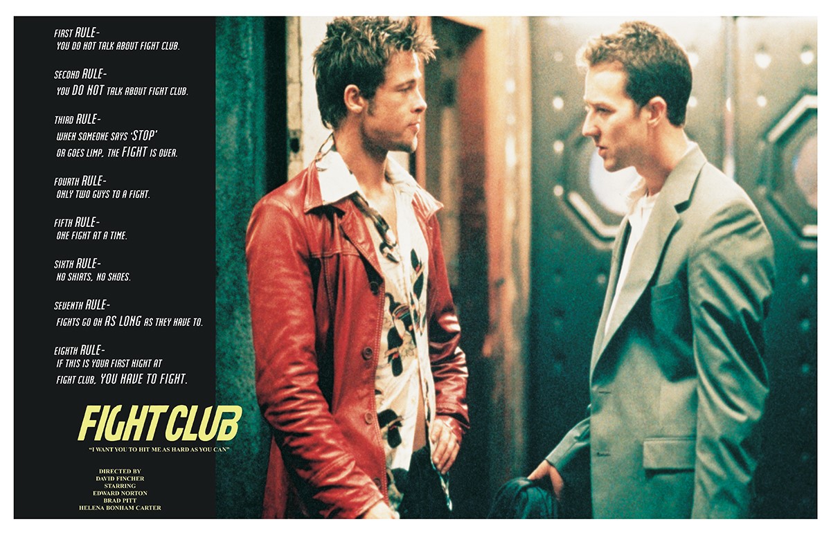Fight Club - Rules Of Fight Club (11"x17") [Poster]-Helix Sounds