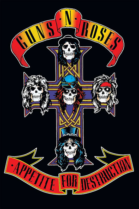 Guns N Roses - Appetite For Destruction [Poster]-Helix Sounds