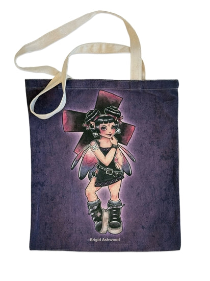 Goth Girl Tote Bag-Helix Sounds