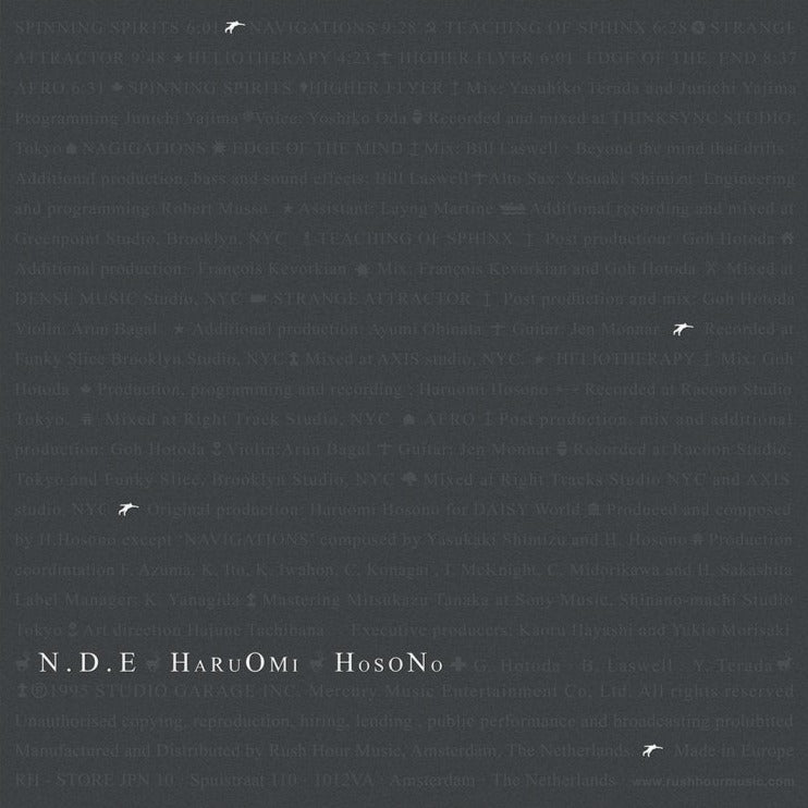 RH-STORE JPN 10 - Haruomi Hosono - N.D.E.