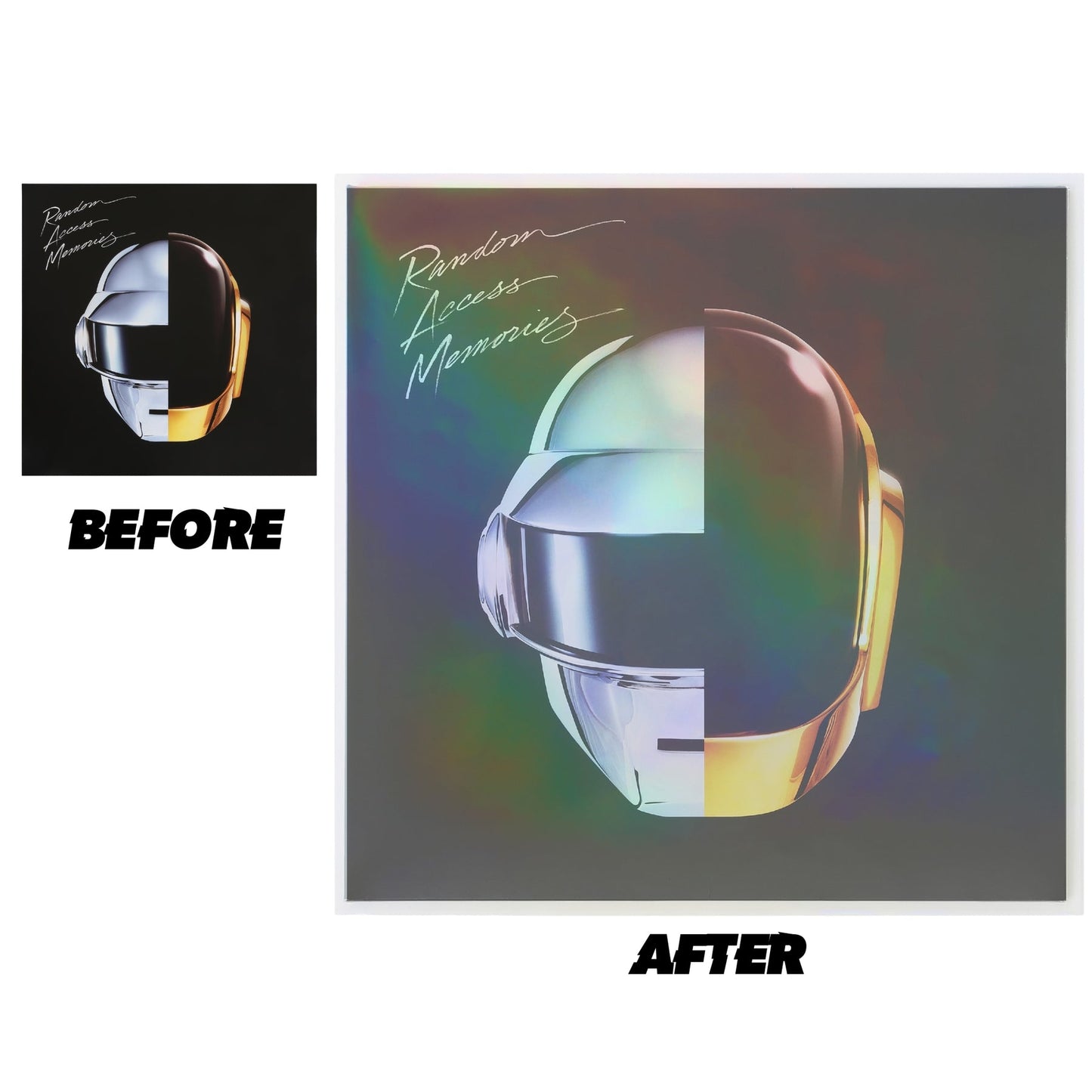 12" Holographic Outer Sleeves - Pearl Shimmer (Pack of 25)
