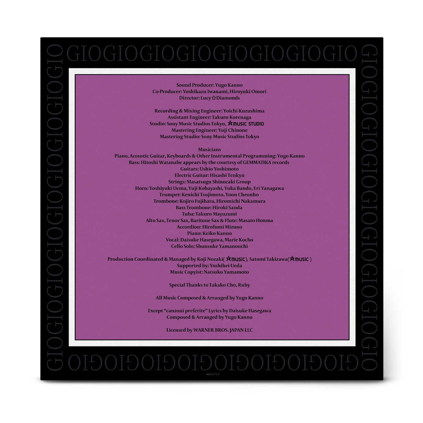JoJo's Bizarre Adventure: Golden Wind Soundtrack Vinyl-Helix Sounds