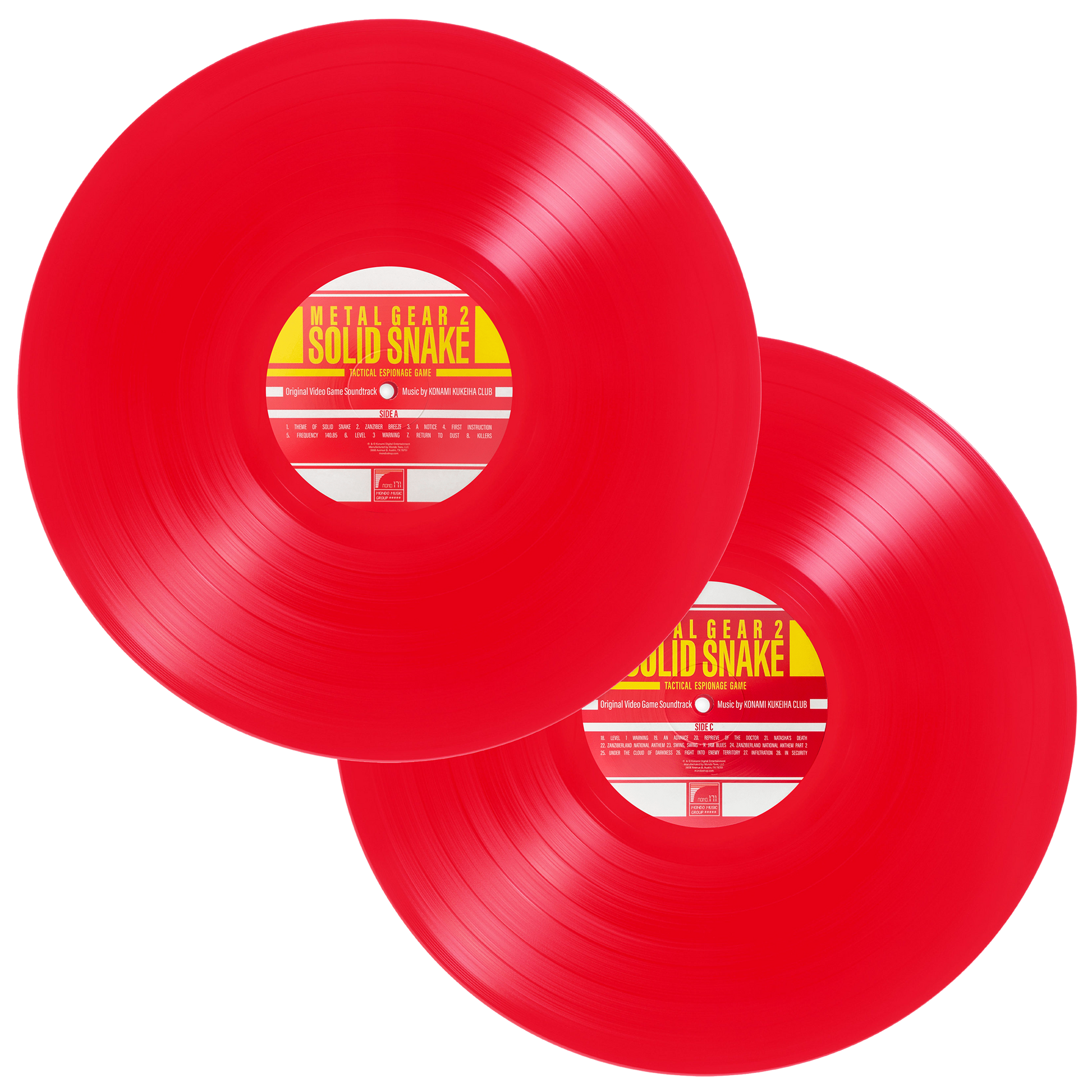 Metal Gear 2 Solid Snake Game Soundtrack Vinyl-Helix Sounds