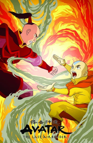 Avatar - Aang vs Zuko (11" x 17") [Poster]-Helix Sounds