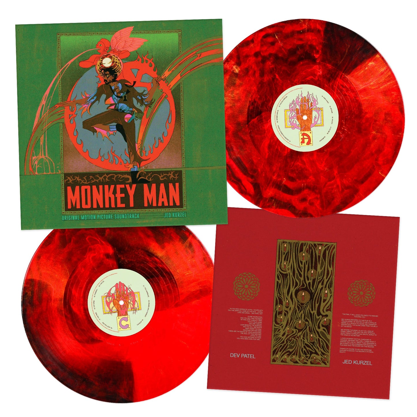 Monkey Man (Original Motion Picture Soundtrack)-Jed Kurzel Vinyl-Helix Sounds