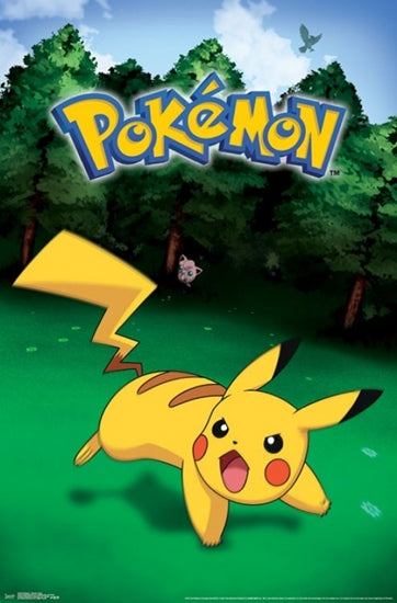 Pokemon - Pikachu on Grass [Poster]-Helix Sounds