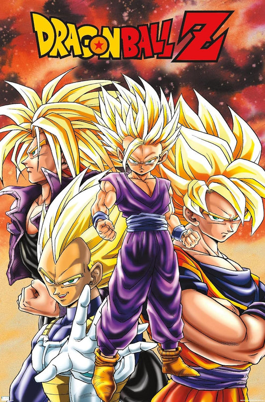 Dragon Ball Z Saiyans Poster-Helix Sounds