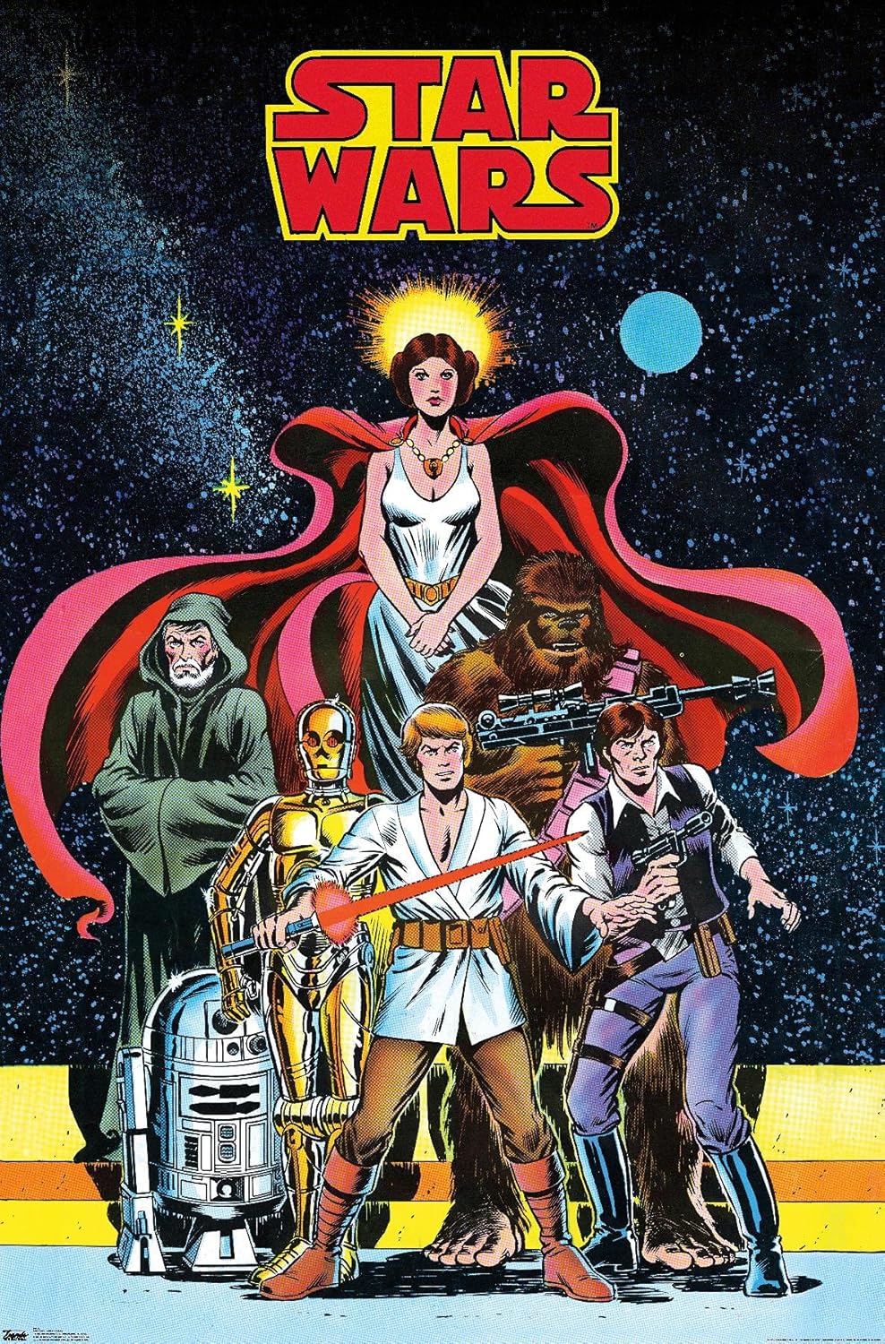 Star Wars Saga Comic [Poster]-Helix Sounds