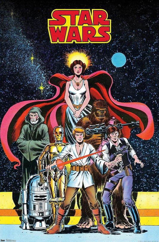 Star Wars Saga Comic [Poster]-Helix Sounds