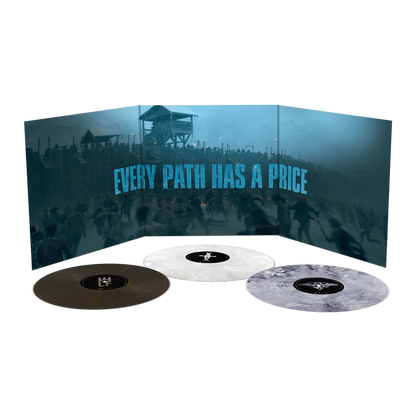 Vinyl record set with a cover displaying 'Every Path Has A Price' on a white background