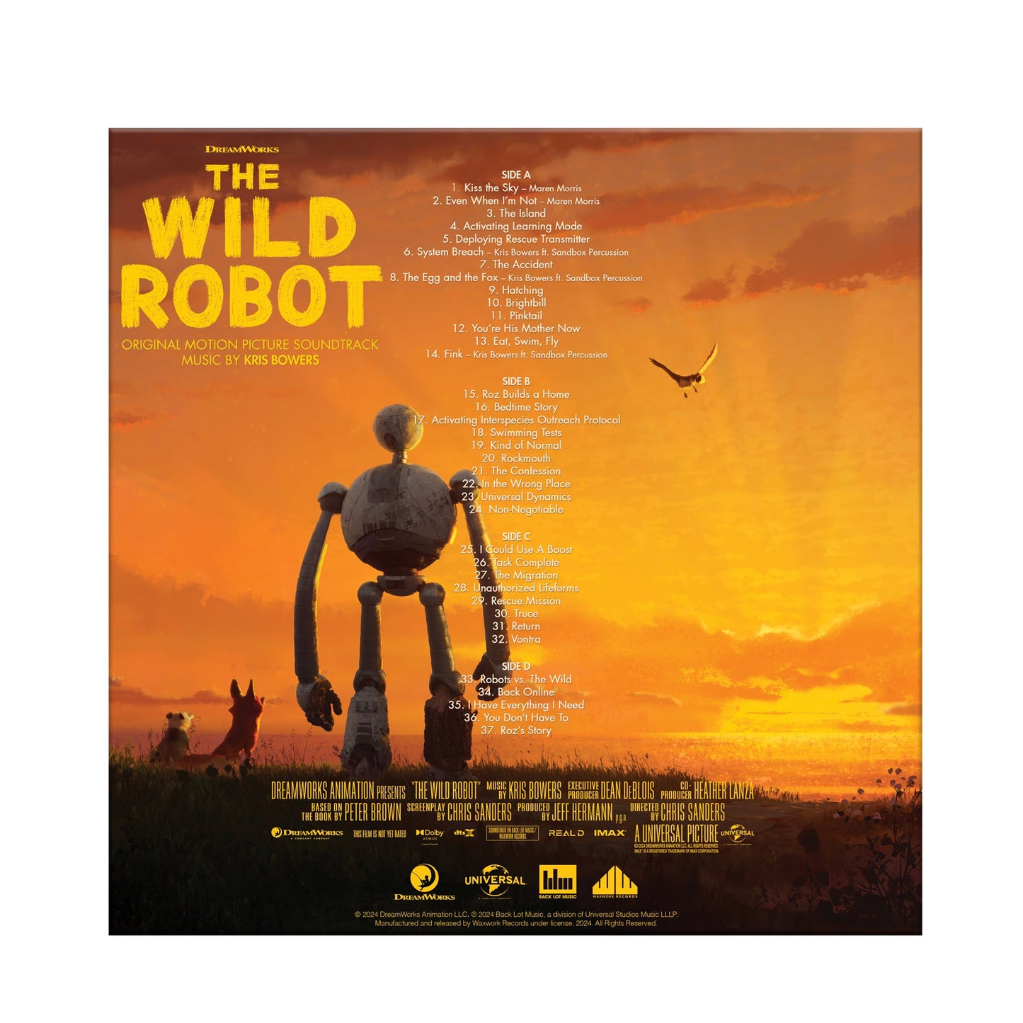 The Wild Robot (Original Motion Picture Soundtrack Music)-Kris Bowers Vinyl-Helix Sounds