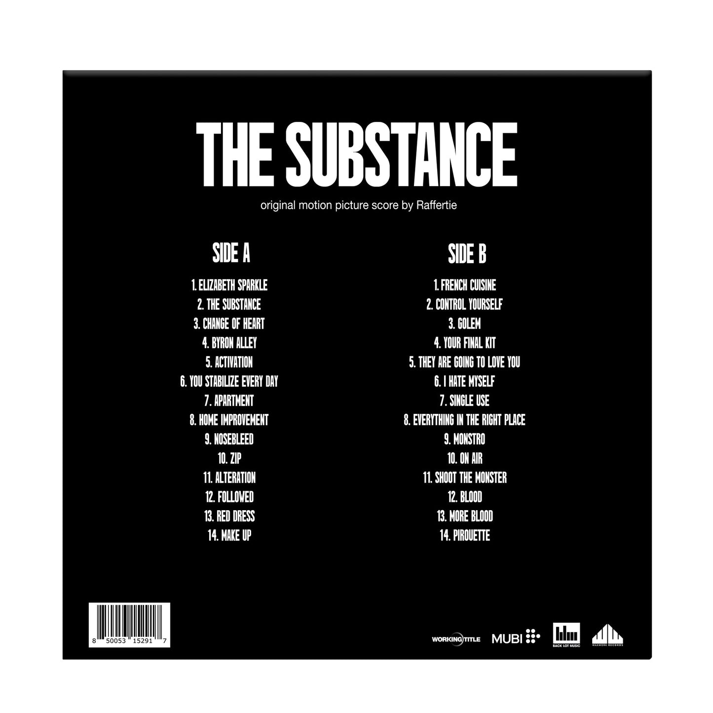 The Substance (Original Motion Picture Score)-Raffertie Vinyl-Helix Sounds