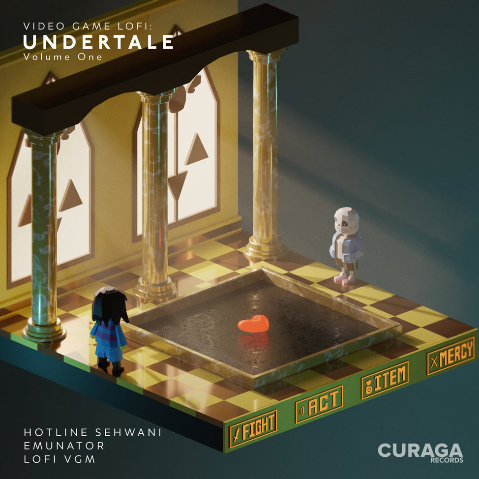 Undertle Pollo Video Game LoFi: Undertale Vol. 1-Emunator & Hotline Sehwani Vinyl ...