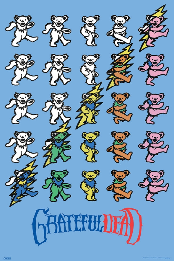 Grateful Dead - Bears [Poster]-Helix Sounds