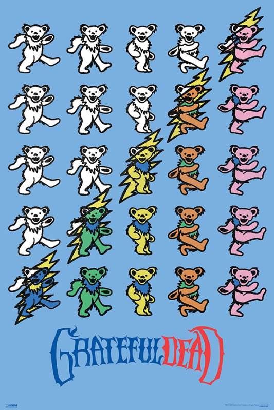 Grateful Dead - Bears [Poster]-Helix Sounds